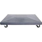 Hawaii parasolvoet - cement - 90 kg - verrijdbaar