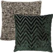Hoii KUSSENSET | 2-delig | 45x45 cm | zwart, groen | Hoii - Hoii
