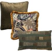 Hoii KUSSENSET | 3-delig | groen, zwart | Hoii | inclusief binnenkusse...