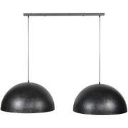Hanglamp 2-Lichts Charcoal - Metaal - Ø60cm - Lamp Dome