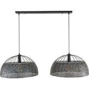 Hanglamp Metaal - 2-Lichts - 140x150x60cm - Lamp Armor