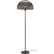 Vloerlamp Ø50cm - Zwart/Bruin - 50x50x180cm