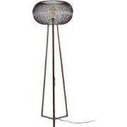 Vloerlamp Copper Twist Driepoot Zwart - Giga Meubel