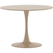 Amy houten eettafel beige - Ø100 cm