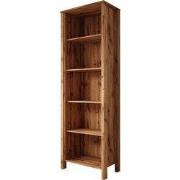 Meubella - Boekenkast Isaac 1 - Eiken - 66 cm