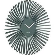 Karlsson - Wandklok Polo - Jungle groen- Ø48cm