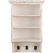 Clayre & Eef Wandkast 36x17x57 cm Beige Hout