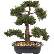 PINE - Kunstplant - Groen - 44 cm - Synthetisch materiaal