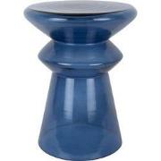 Bijzettafel Amarre - Blauw - 32x32x45cm