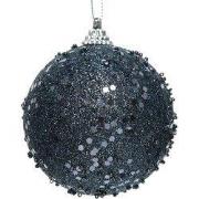 5 stuks - Kerstbal Foam - Nachtblauw