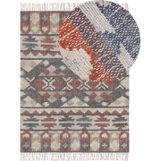 KALFA - Jute vloerkleed - Multicolor - 140 x 200 cm - Jute