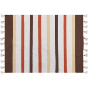 HISARLI  - Vloerkleed - Lichtbeige - 140 x 200 cm - Katoen