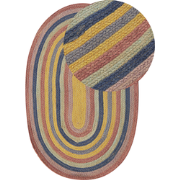 PEREWI - Laagpolig vloerkleed - Meerkleurig - 70 x 100 cm - Jute