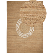 BOGAZOREN - Vloerkleed - Beige - 160 x 230 cm - Jute