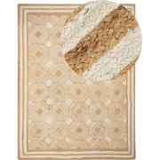 MENGEN - Vloerkleed - Lichtbeige - 300 x 400 cm - Jute