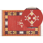 PARAKAR - Vloerkleed - Meerkleurig - 200 x 300 cm - Katoen