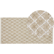 AKBEZ - Laagpolig vloerkleed - Lichtbeige - 50 x 80 cm - Jute