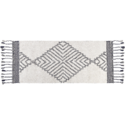 ERAY  - Vloerkleed - Wit - 80 x 150 cm - Katoen