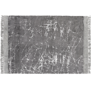 HANLI  - Vloerkleed - Grijs - 160 x 230 cm - Viscose