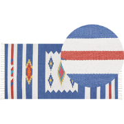 VARSER - Vloerkleed - Meerkleurig - 80 x 150 cm - Katoen