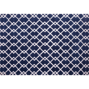 SERRES - Laagpolig vloerkleed - Marineblauw - 140 x 200 cm - Polyester