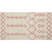 BUXAR - Laagpolig vloerkleed - Beige - 80 x 150 cm - Katoen