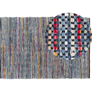 ALANYA - Laagpolig vloerkleed - Multicolor - 140 x 200 cm - Katoen