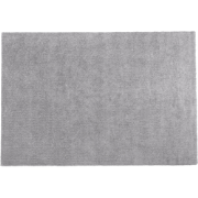 DEMRE  - Shaggy vloerkleed - Lichtgrijs - 140 x 200 cm - Polyester