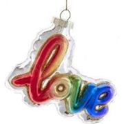 Glas pride 'Love' 9,5 cm ornament