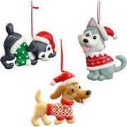 Kleideeg hond 3A 9,5 cm ornament I