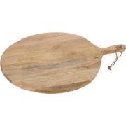 Plate Wood 60 cm Oval Natural