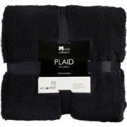 Bronte fleece plaid black - l200xw150cm