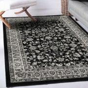 Klassiek vloerkleed - Skazar Oosters Motief Zwart/Grijs - 280 X 380 CM