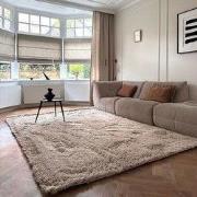 Hoogpolig vloerkleed Furr bruin - Interieur05 - Polyester - 200 x 290 ...