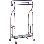 LINARES - Handdoekrek - Zwart - IJzer