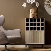 Starfurn - Wijnkast Madison - Beige - 35x55x90 cm