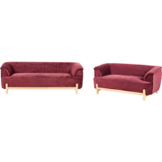 ALNOR - Bankenset - Bordeauxrood - Chenille