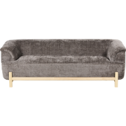 ALNOR - Driezitsbank - Bruin - Chenille