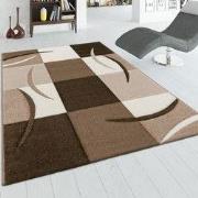 Laagpolig Vloerkleed - Diamesa - Modern - Bruin - 120x170 cm