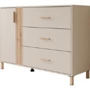 Meubella - Dressoir Bahia - Beige - 125 cm
