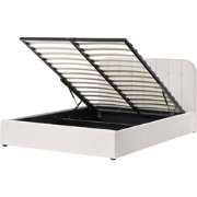 CHALLANS - Bed met opbergruimte - Off-white - 160 x 200 cm - Stof