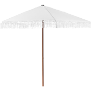 MURASA - Tuinparasol - Wit -  258 cm - Polyester