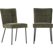 Fabric chair set H84 cm - ELINA