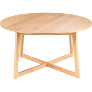 WAIPORI- Eettafel - Lichte houtkleur - 140 cm - MDF