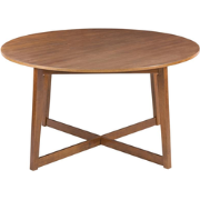 WAIPORI - Eettafel - Donkere houtkleur - 140 cm - MDF