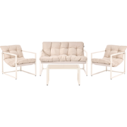 GARDA - Loungeset - Beige - Staal