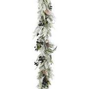 Vesper Garland with Pinecones - L180 x W15 x H10 cm - Green, Black