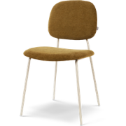 Jasmijn eetkamerstoel mosgroen - grijsbeige onderstel