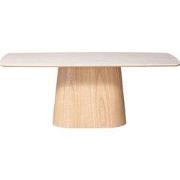 Eettafel Rechthoek - Naturel/Keramiek - 200x90x76cm - Thomas