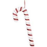 Decoration - Candy Cane - Foam - White/Red - 52cm